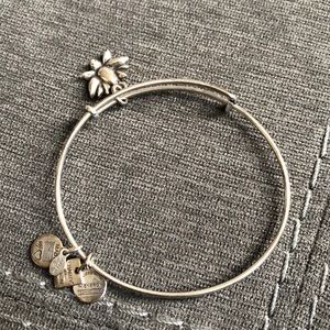 Alex and Ani Bangle with Lotus flower